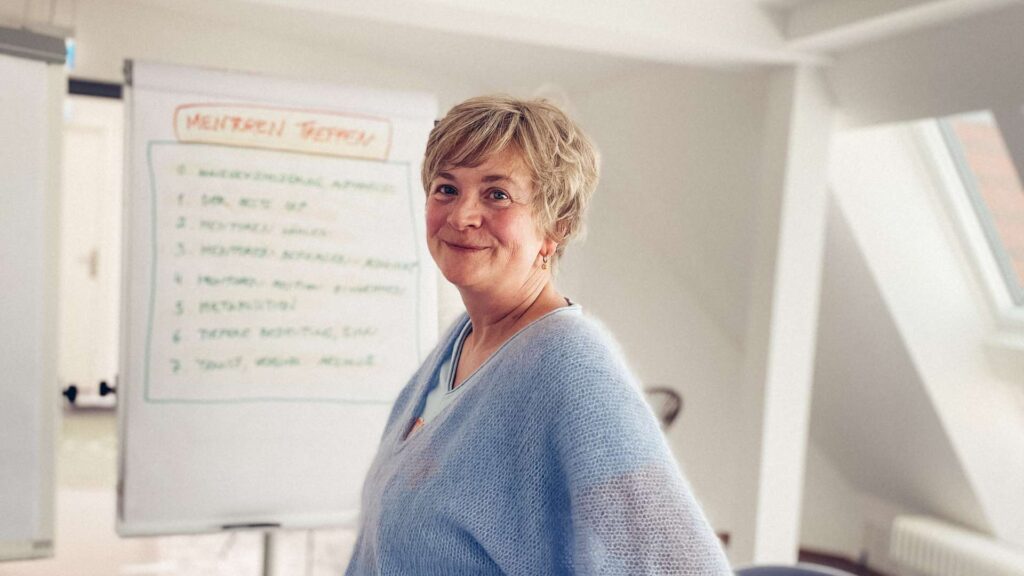 Astrid Zand am Flipchart