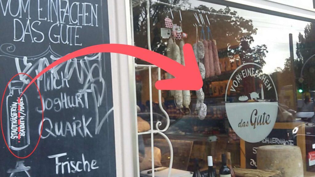 Produkte der Stadtkäserin beim Feinkostladen Vom Einfachen das Gute in Berlin